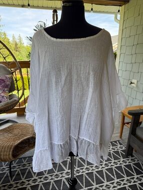 Bella Amore | Bohemian Crochet/ Silk / Cotton Top